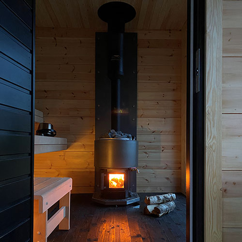 Narvi Luosto VS Sauna Stove In Use 3