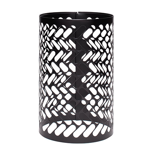 Black Steel Chimney Stone Cage
