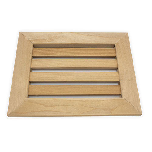 PROSAUNAS Sauna Air Vent Grille, Thermo-Aspen Wood