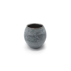 PROSAUNAS Sauna Aromatherapy Stone Cup with Stainless Steel Inlay