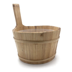 PROSAUNAS Sauna Bucket, 1 Gallon, Spruce Wood