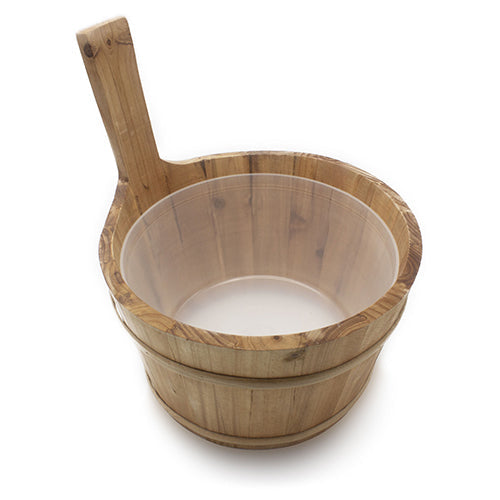 PROSAUNAS Sauna Bucket, 1 Gallon, Spruce Wood