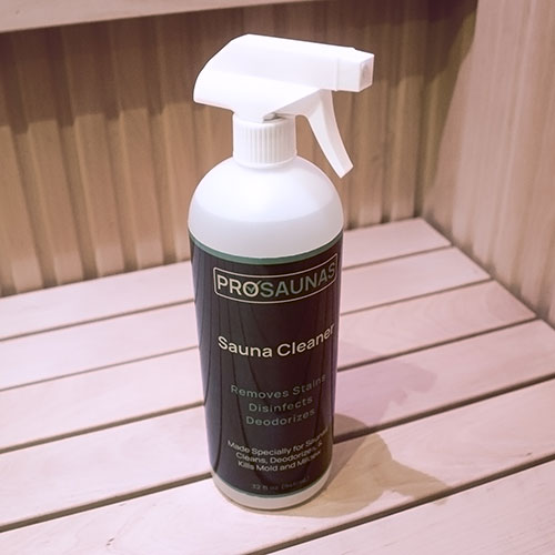 PROSAUNAS Sauna Cleaner & Disinfectant, 32oz Spray Bottle