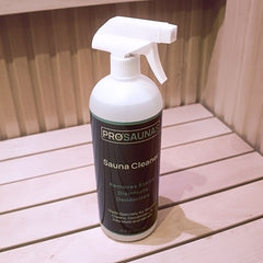 PROSAUNAS Sauna Cleaner & Disinfectant, 32oz Spray Bottle
