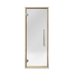 PROSAUNAS Sauna Door, 24" x 73", Aspen frame, tinted glass