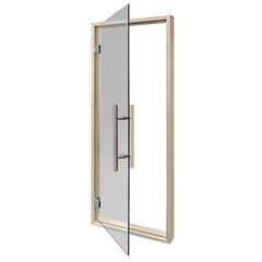 PROSAUNAS Sauna Door, 24" x 73", Aspen frame, tinted glass
