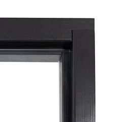 PROSAUNAS Sauna Door, 24" x 73", Black Alder frame, clear glass