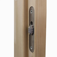 PROSAUNAS Sauna Door, 24" x 81", Aspen frame, clear glass