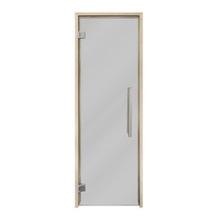 PROSAUNAS Sauna Door, 24" x 81", Aspen frame, tinted glass