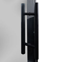 PROSAUNAS Sauna Door, 24" x 81", Black Alder frame, tinted glass