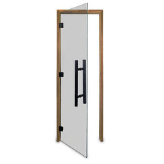 PROSAUNAS Sauna Door, 24" x 81", Thermo-Aspen frame, tinted glass