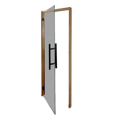 PROSAUNAS Sauna Door, 24" x 81", Thermo-Aspen frame, tinted glass
