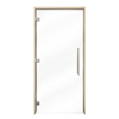 PROSAUNAS Sauna Door, 36" x 81", Aspen frame, clear glass, ADA compliant
