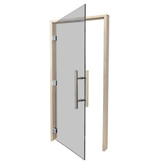 PROSAUNAS Sauna Door, 36" x 81", Aspen frame, tinted glass, ADA compliant