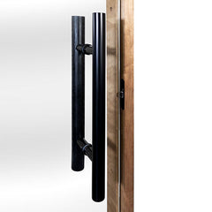 PROSAUNAS Sauna Door, 36" x 81", Thermo-Aspen frame, clear glass, ADA compliant
