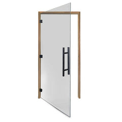 PROSAUNAS Sauna Door, 36" x 81", Thermo-Aspen frame, tinted glass, ADA compliant