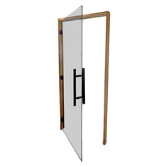 PROSAUNAS Sauna Door, 36" x 81", Thermo-Aspen frame, tinted glass, ADA compliant