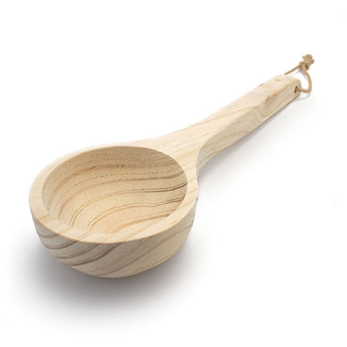 PROSAUNAS Sauna Ladle, 100mL, Pine Wood