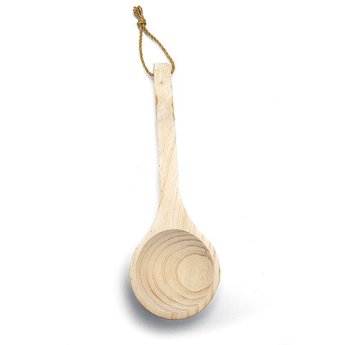 PROSAUNAS Sauna Ladle, 100mL, Pine Wood