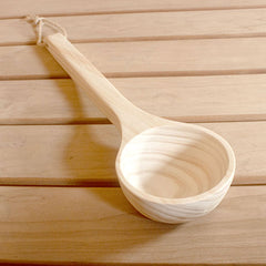 PROSAUNAS Sauna Ladle, 100mL, Pine Wood