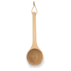PROSAUNAS Large Sauna Ladle, 150mL, Pine Wood