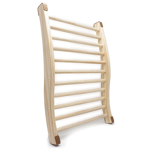 PROSAUNAS Sauna S-Shaped Backrest, Pine Wood