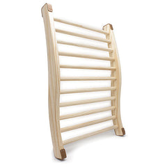 PROSAUNAS Sauna S-Shaped Backrest, Pine Wood