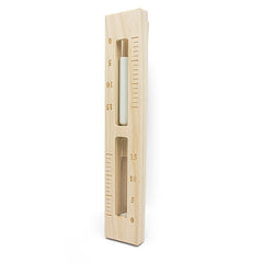 PROSAUNAS Sauna Sand Timer, Wall-Mounted, 15 Minute, Pine Wood