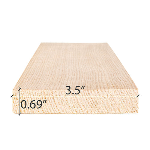 PROSAUNAS Sauna Wood 1x4 S4SEE Hemlock