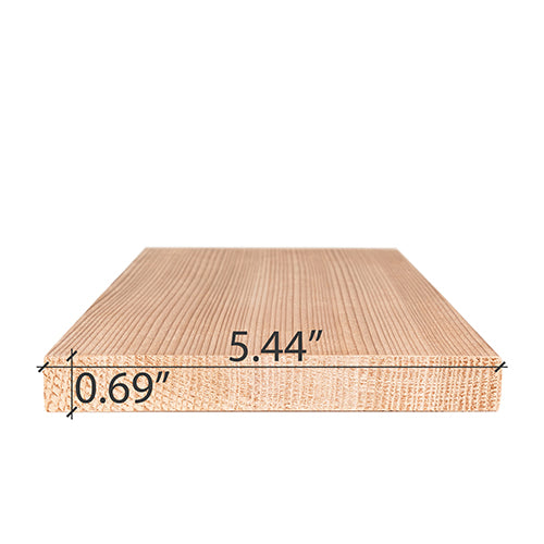 PROSAUNAS Sauna Wood 1x6 VG S4SEE Cedar