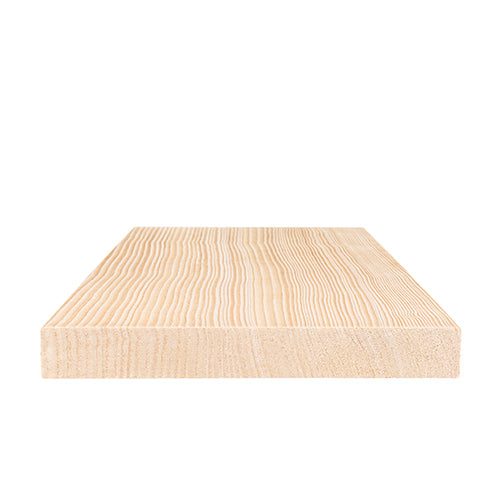 PROSAUNAS Sauna Wood 1x6 Vertical Grain, Smooth 4 Sides, Eased Edges, Hemlock