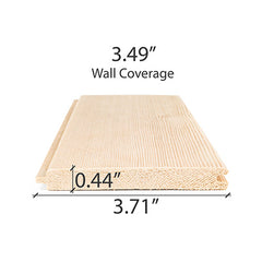 PROSAUNAS Sauna Wood 1/2x4 TG Hemlock
