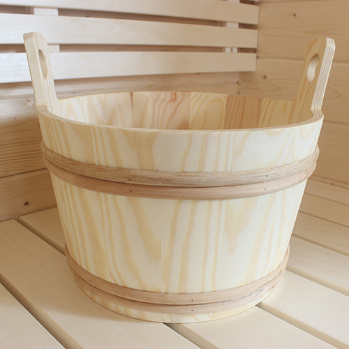 PROSAUNAS XL Wood Sauna Bucket, 12 Liter, Spruce
