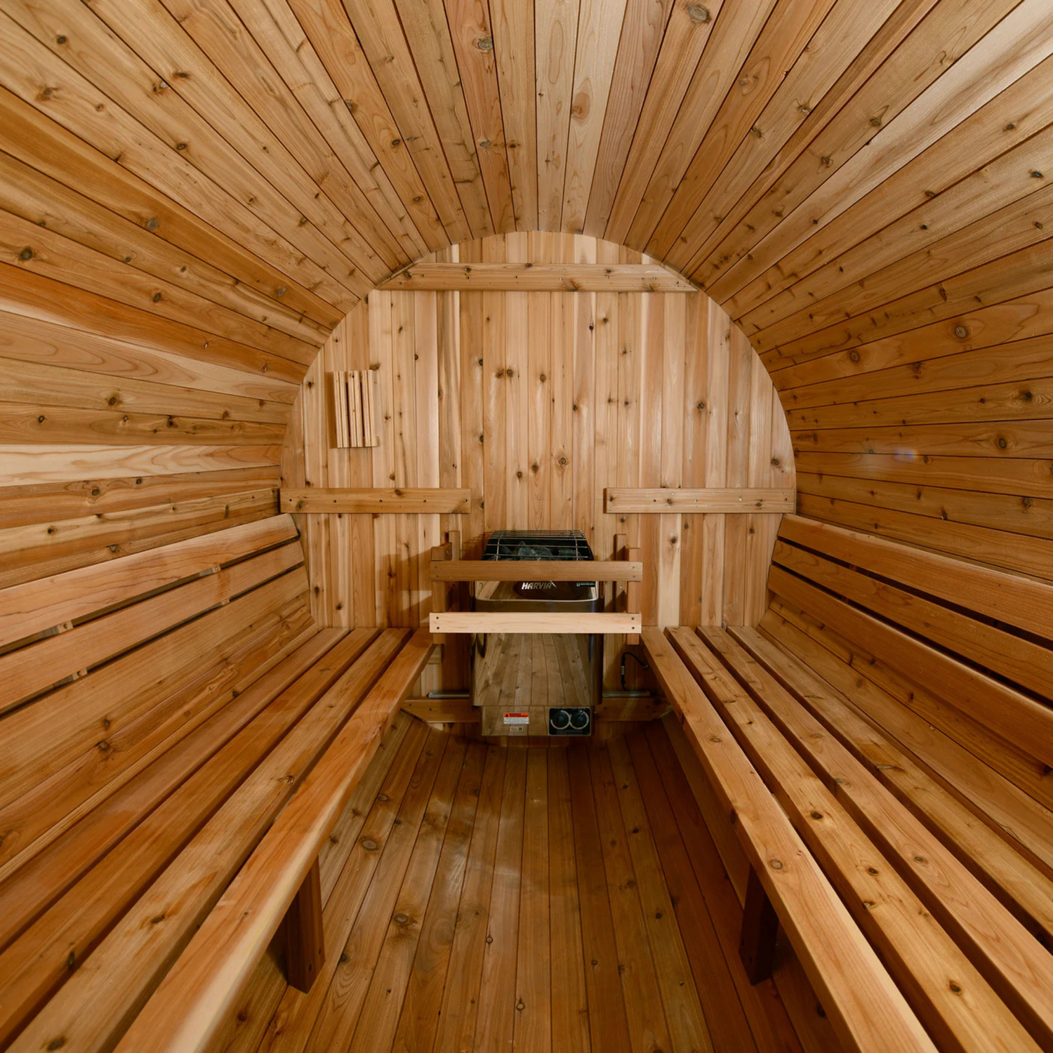 Custom Red Cedar Barrel Sauna 4-Person+