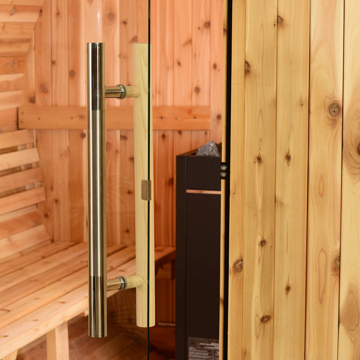 Custom Red Cedar Barrel Sauna 4-Person+