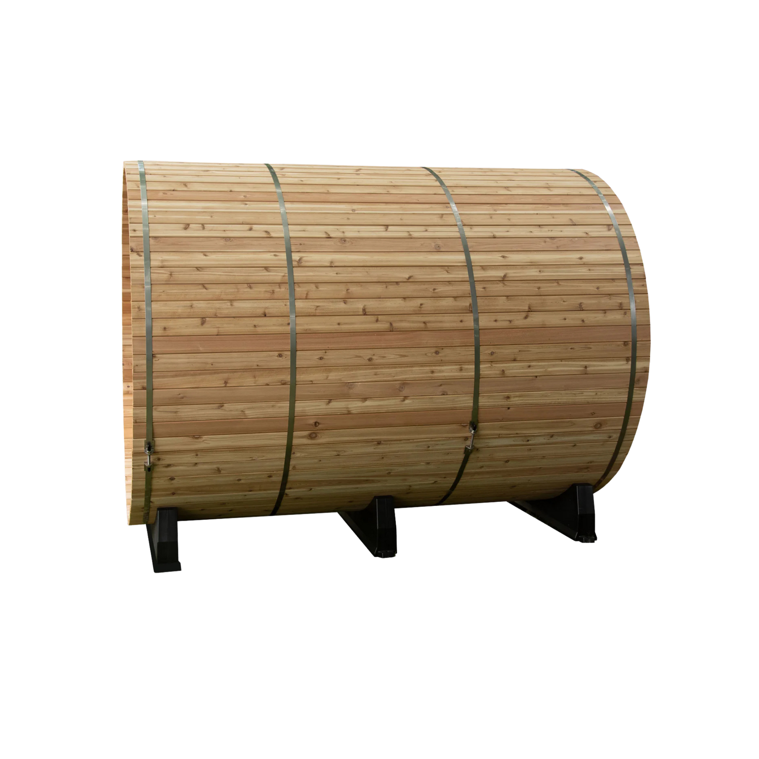 Custom Red Cedar Barrel Sauna 6-Person+