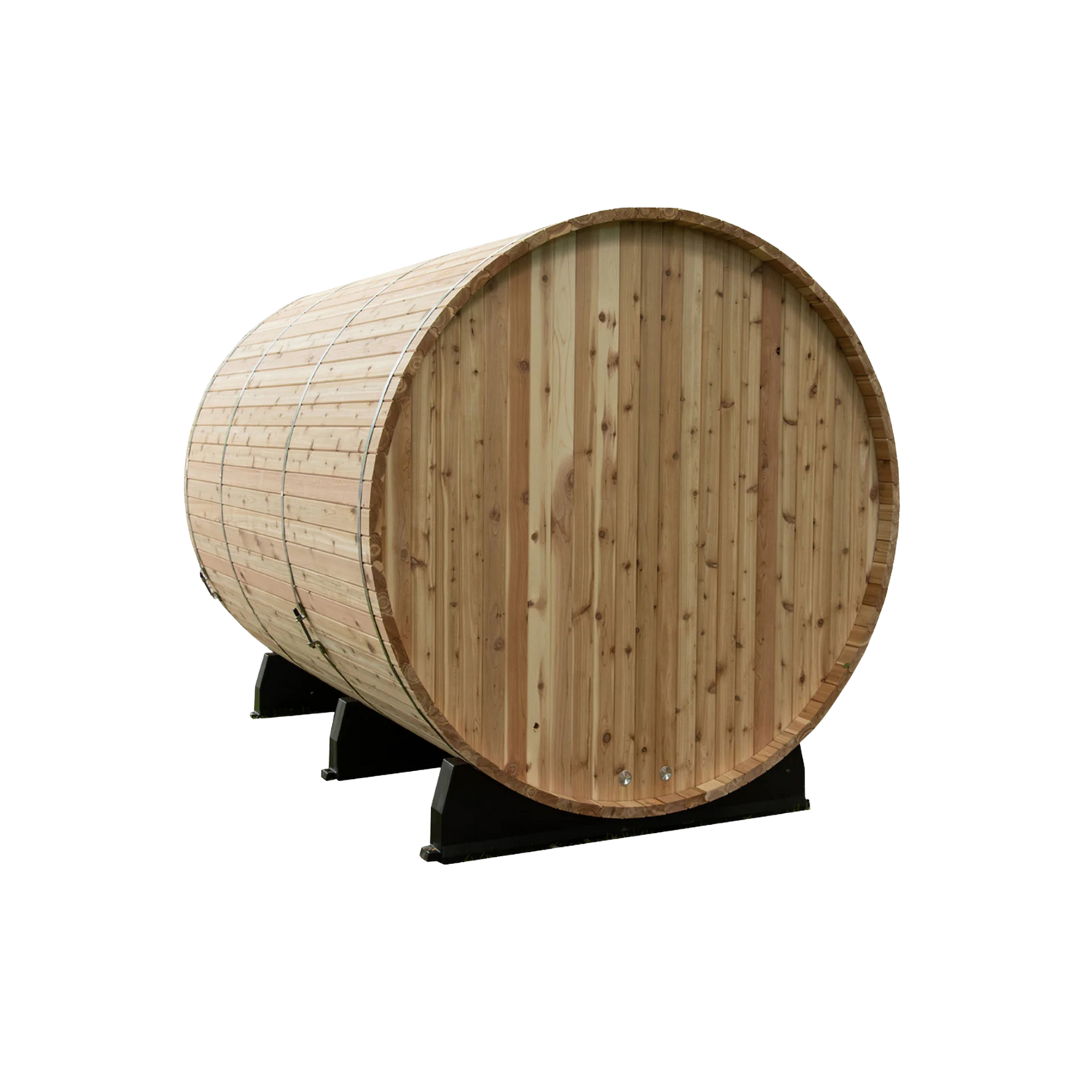 Custom Red Cedar Barrel Sauna 6-Person+