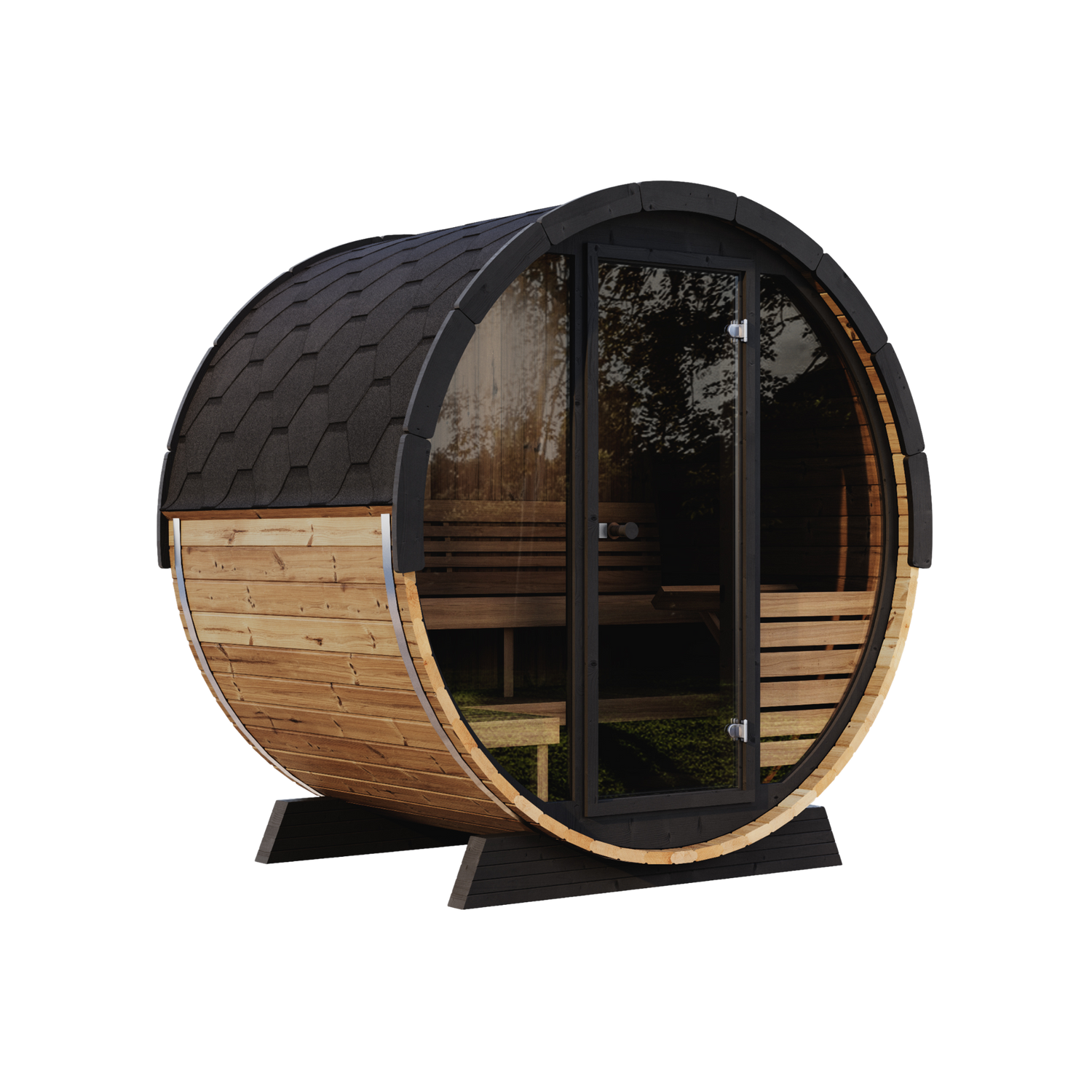 LUX Thermo-Spruce Barrel Sauna 4-Person