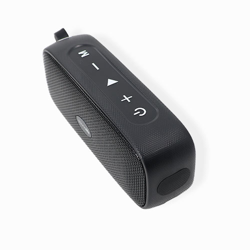 SaunaLife Verse Portable Bluetooth Sauna Speaker Black Angled