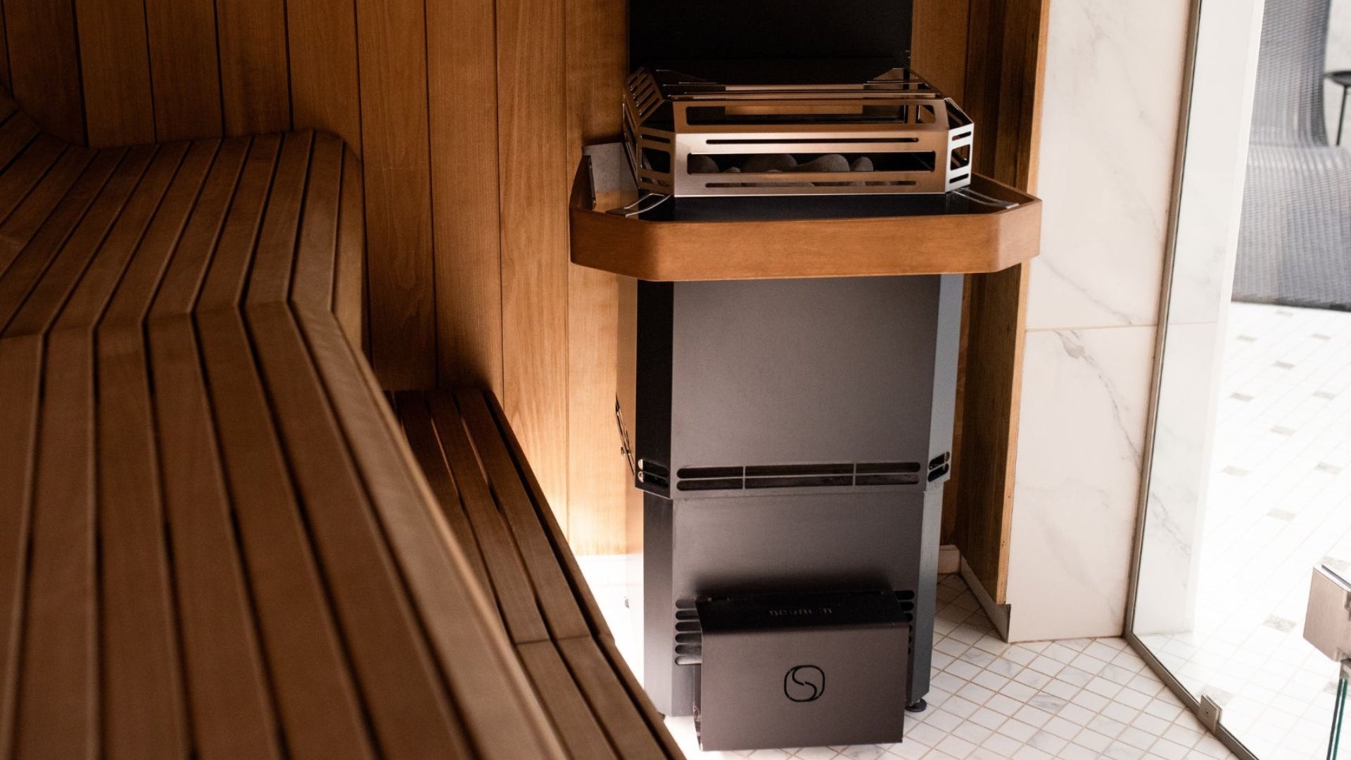 Saunum AIR L 10 WiFi Sauna Heater Package, 9.8kW – Cold Plunge Guys