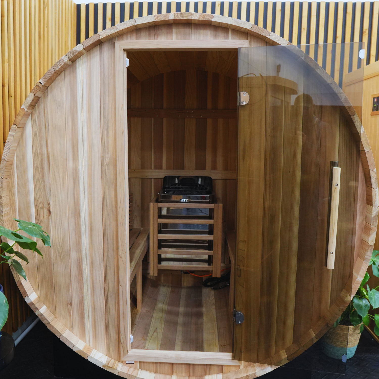 GDI Red Cedar Barrel Sauna 2-Person