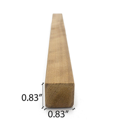 PROSAUNAS Thermo-Aspen Sauna Wood, 1x1 (21mm x 21mm), Smooth 4 Sides Eased Edges, Moulding, SHP Profile