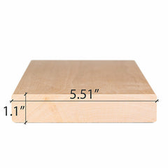 PROSAUNAS Alder Sauna Wood, 2x6 (28mm x 140mm) Bench Material, Smooth 4 Sides Eased Edges, SHP Profile