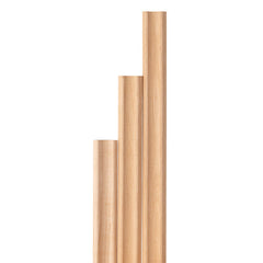 PROSAUNAS Alder Sauna Wood, 1x2 (14mm x 30mm) Inside Corner Trim, Cove Moulding, SI Profile