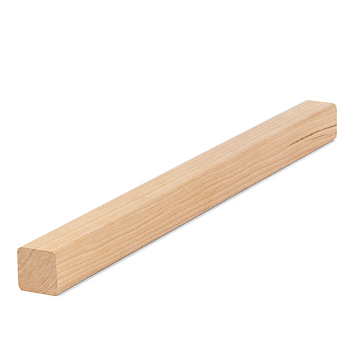PROSAUNAS Alder Sauna Wood, 1x1 (21mm x 21mm) Smooth 4 Sides Eased Edges, Moulding, SHP Profile