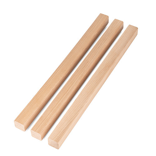 PROSAUNAS Alder Sauna Wood, 1x1 (21mm x 21mm) Smooth 4 Sides Eased Edges, Moulding, SHP Profile