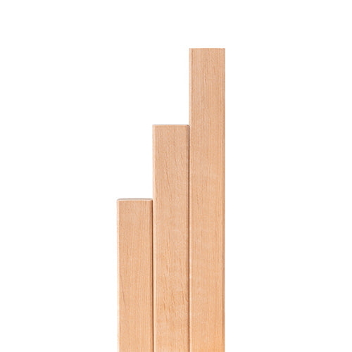 PROSAUNAS Alder Sauna Wood, 2x2 (28mm x 36mm), Smooth 4 Sides, Eased Edges, Trim Moulding, SHP Profile