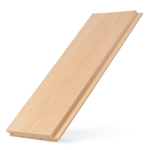 PROSAUNAS Alder Sauna Wood, 1x5 (15mm x 120mm), Wall Cladding, STS4 Profile, Nickel-Gap