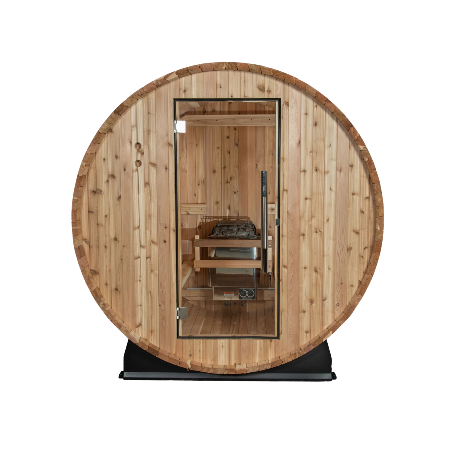Custom Red Cedar Barrel Sauna 2-4 Person