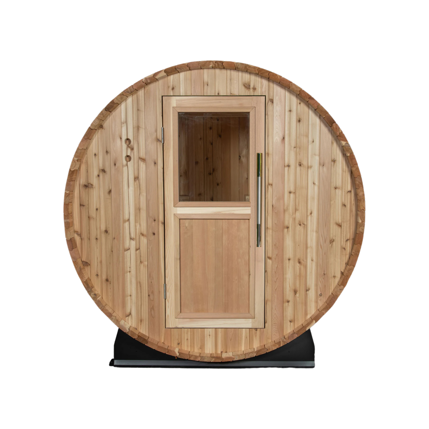 Custom Red Cedar Barrel Sauna 2-4 Person